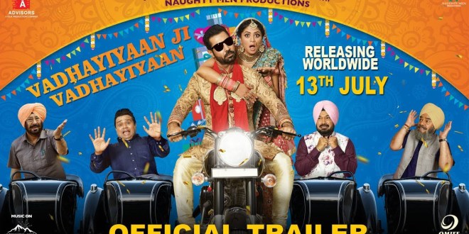 Theatrical Trailer: Vadhayiyaan Ji Vadhayiyaan | Binnu Dhillon, Kavita Kaushik