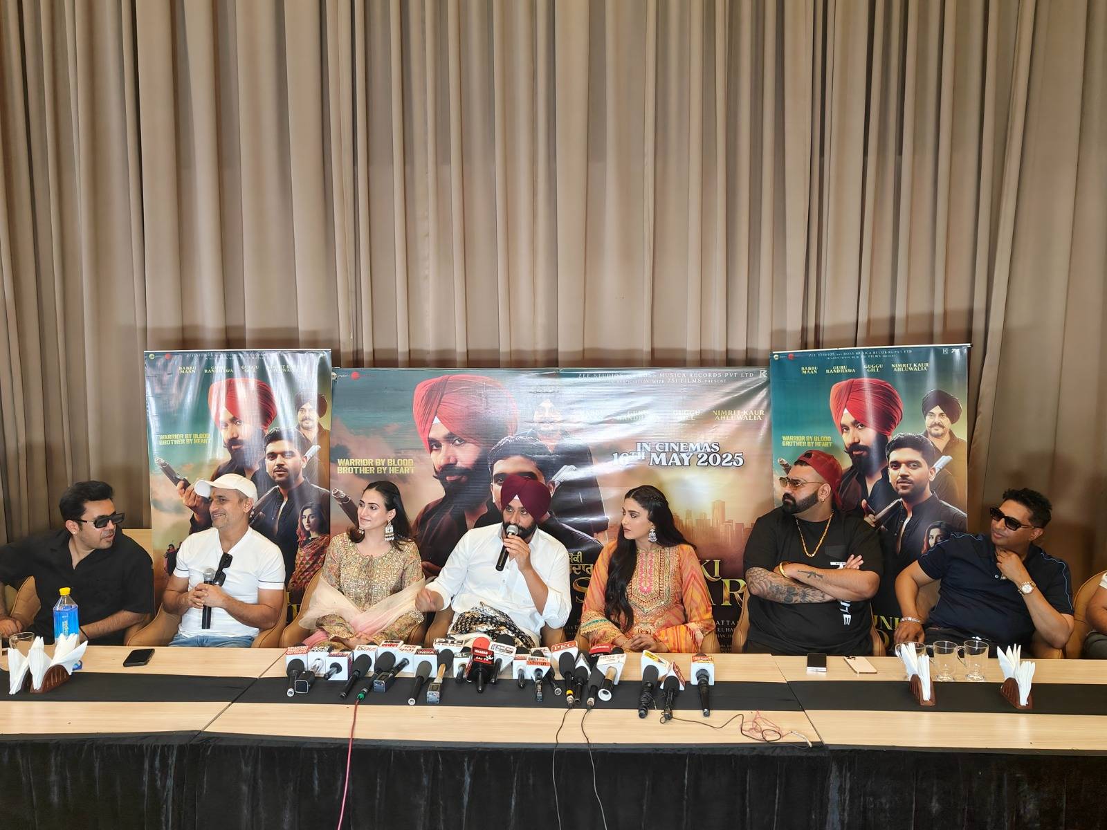 Babbu Maan & Team of Shaunki Sardar Sets Amritsar Ablaze in Electrifying Press Meet