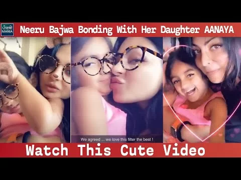 Neeru Bajwa Enjoying With Daughter Aanaya | Mother-Daughter Bonding | Punjabi Mania