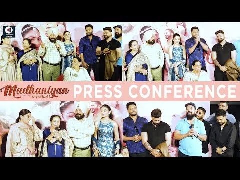 Madhaniyan Press conference | Neeru Bajwa, Dev Kharoud, Nav Bajwa, Sara Gurpal | Punjabi Mania