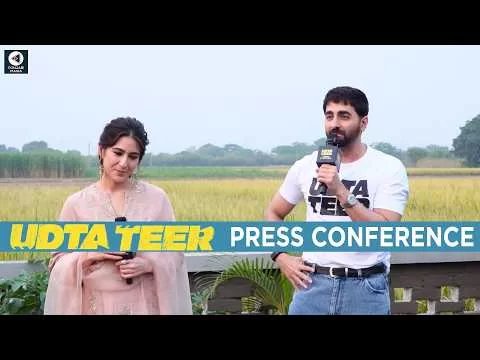 Udta Teer Press Conference | Ayushmann Khurrana & Sara Ali Khan | Akash Kaushik | Punjabi Mania