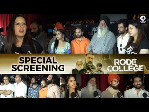 Rode College Special Screening In Mohali | Yograj Singh, Dhanveer Singh, Manav Vij, Happy Rode, Isha