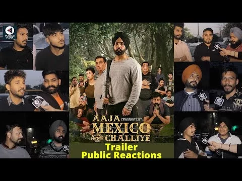 Aaja Mexico Challiye Official Trailer Reactions | Ammy Virk, Zafri Khan, Nasir Chinyoti, Tariq Teddy