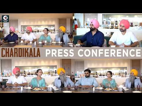 Chardikala Press Conference | Ammy Virk, Roopi Gill, Himmat Sandhu | Amarjit Saron | Punjabi Mania