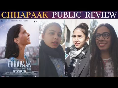 Chhapaak Public Movie Review From Chandigarh | First Day First Show | Deepika Padukone