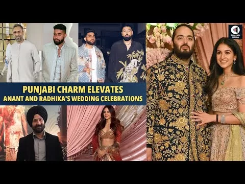Punjabi Charm Elevates Anant and Radhika's Wedding Celebrations | Punjabi Mania