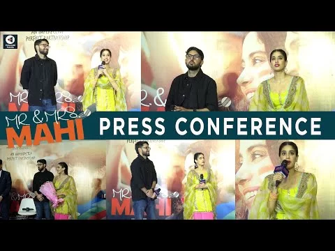 Mr. And Mrs. Mahi Press Conference | Rajkummar Rao, Janhvi Kapoor | Punjabi Mania