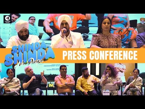 Shinda Shinda No Papa Press conference | Gippy Grewal, Shinda Grewal, Hina Khan | Punjabi Mania