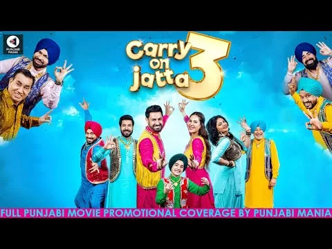 Watch Carry On Jatta 3 Full Punjabi Movie Promotions On Punjabi Mania | Gippy Grewal, Sonam Bajwa